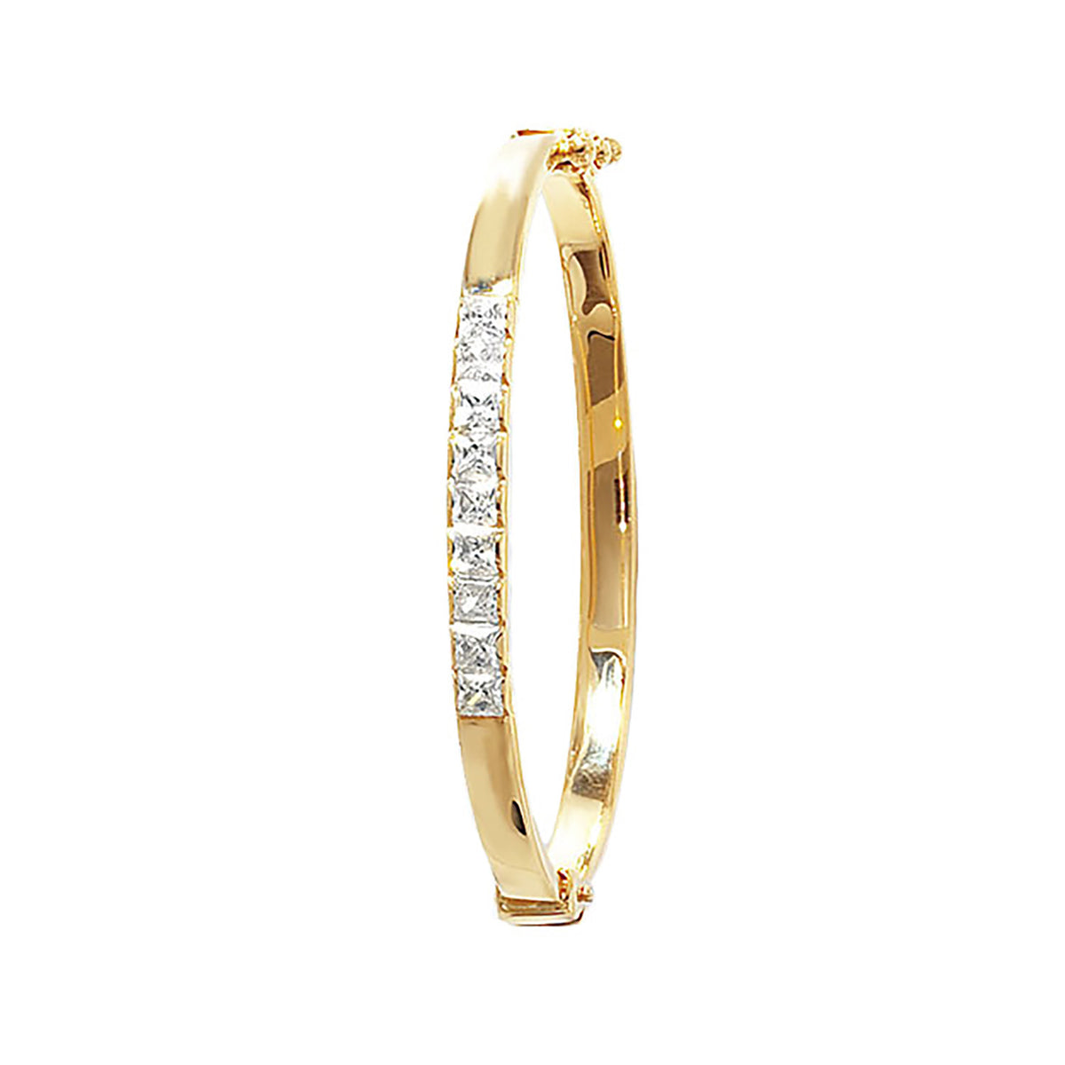 Bangle Aur Melyn 9ct i Fabis