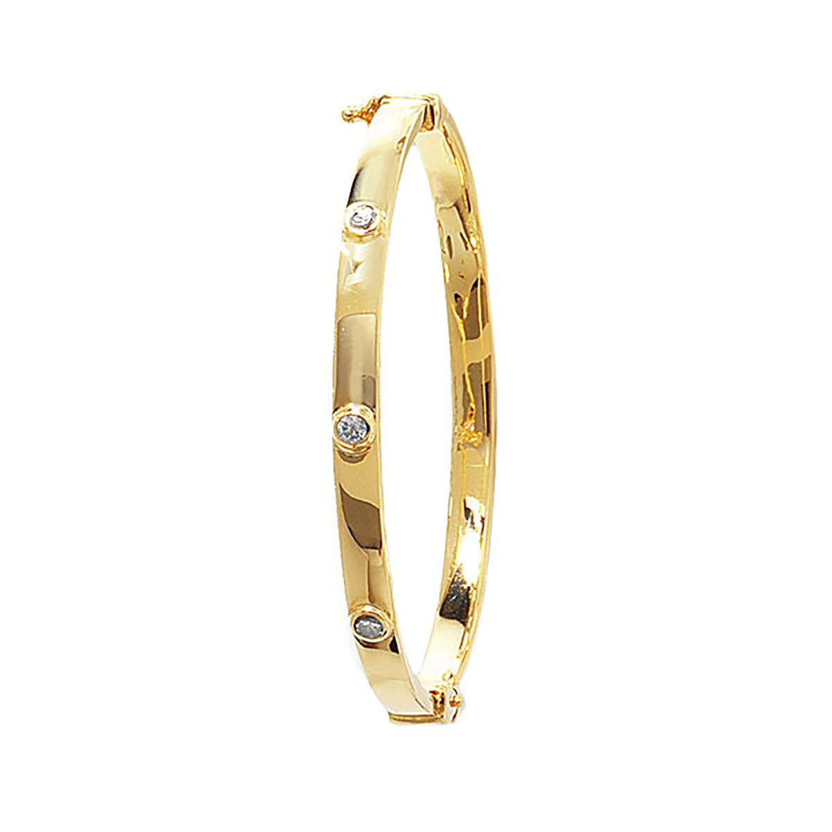 Bangle Babanod Aur Melyn 9ct