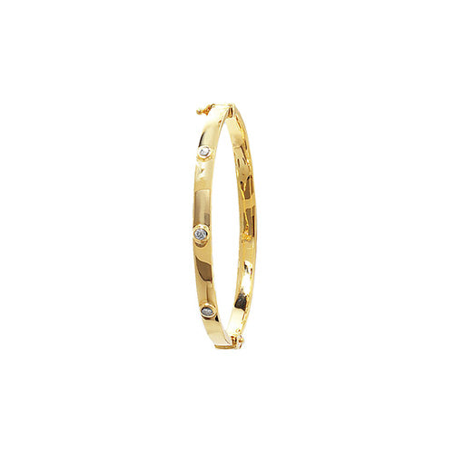 Bangle Babanod Aur Melyn 9ct
