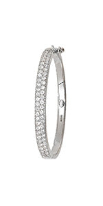 9ct White Gold Babies Bangle