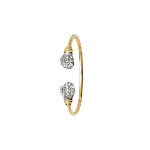 Bangles Babanod Aur Melyn 9ct