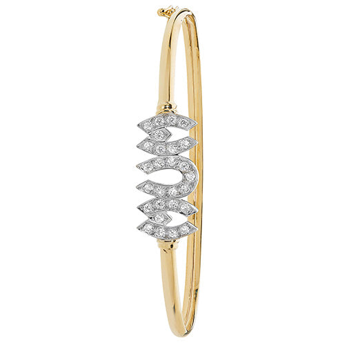 Bangle Aur Melyn 9ct