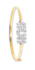 Bangle Aur Melyn 9ct