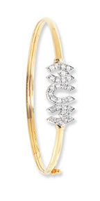 Bangle Aur Melyn 9ct
