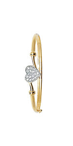 Bangle Babanod Aur Melyn 9ct