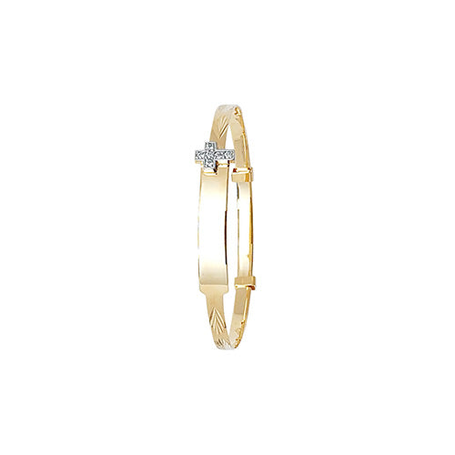 Bangle Aur Melyn 9ct i Fabis