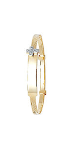 Bangle Aur Melyn 9ct i Fabis