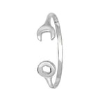 9ct White Gold Babies Bangle