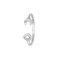 9ct White Gold Babies Bangle