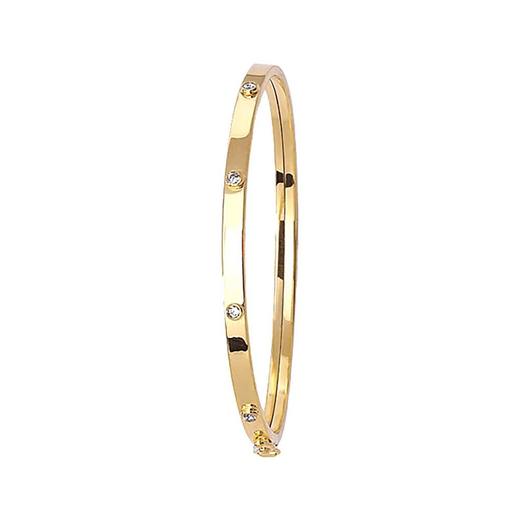 Bangle Babanod Aur Melyn 9ct