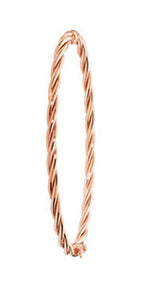 9ct Rose Gold Bangle
