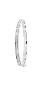 Bangle Babanod Aur Gwyn 9ct