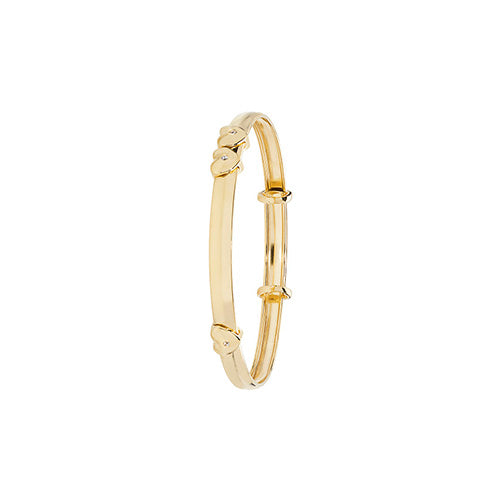Bangle Aur Melyn 9ct i Fabis