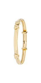 Bangle Aur Melyn 9ct i Fabis