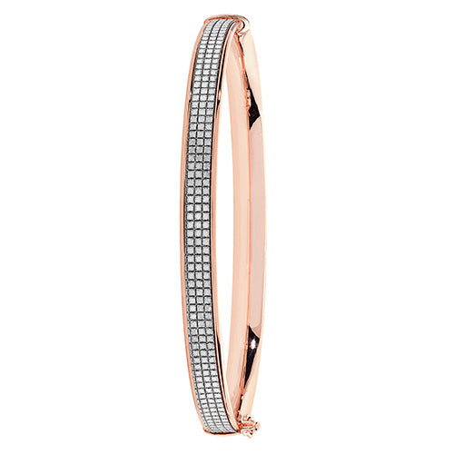 9ct Rose Gold Bangle BN411R