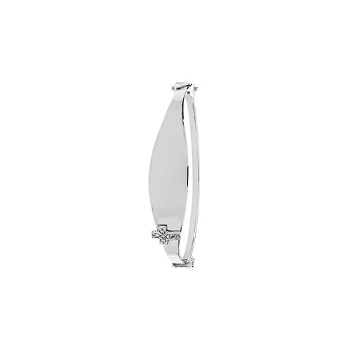 Bangle Babanod Aur Gwyn 9ct
