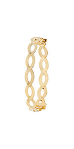 Bangle Aur Melyn 9ct i Fabis