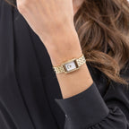Boss Lucy Precious Ladies Watch with White Dial and Gold Strap 1502815