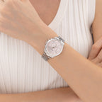 Boss Alley Ladies Watch with Pink Dial and Silver Strap 1502825