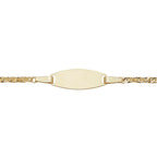 9ct Yellow Gold 6" ID Bracelet
