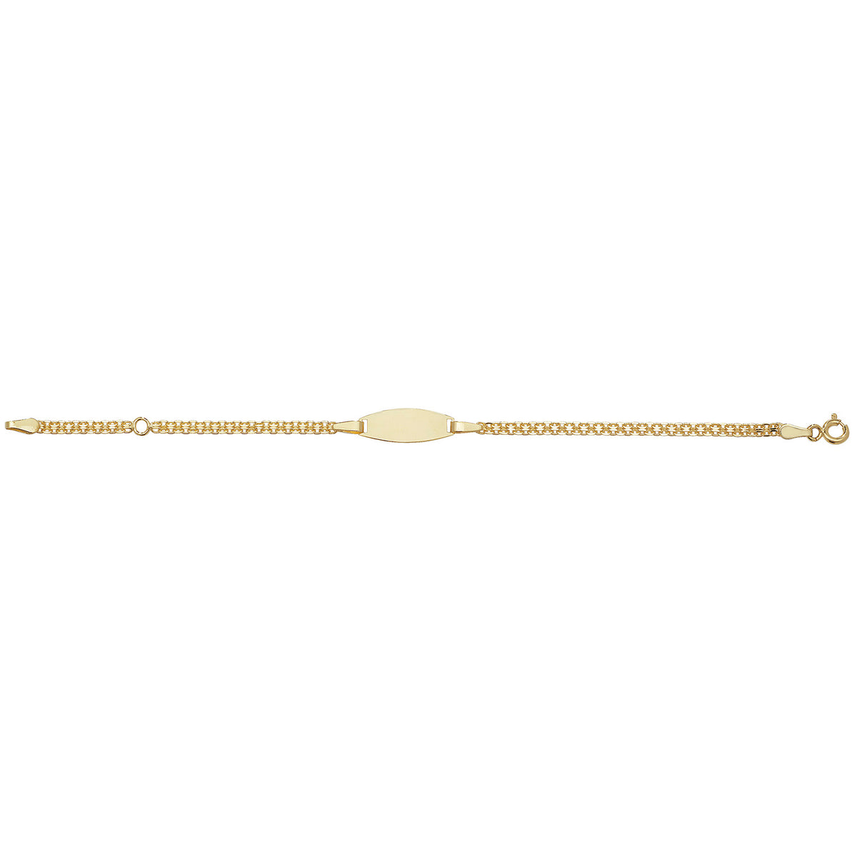 9ct Yellow Gold 6" ID Bracelet