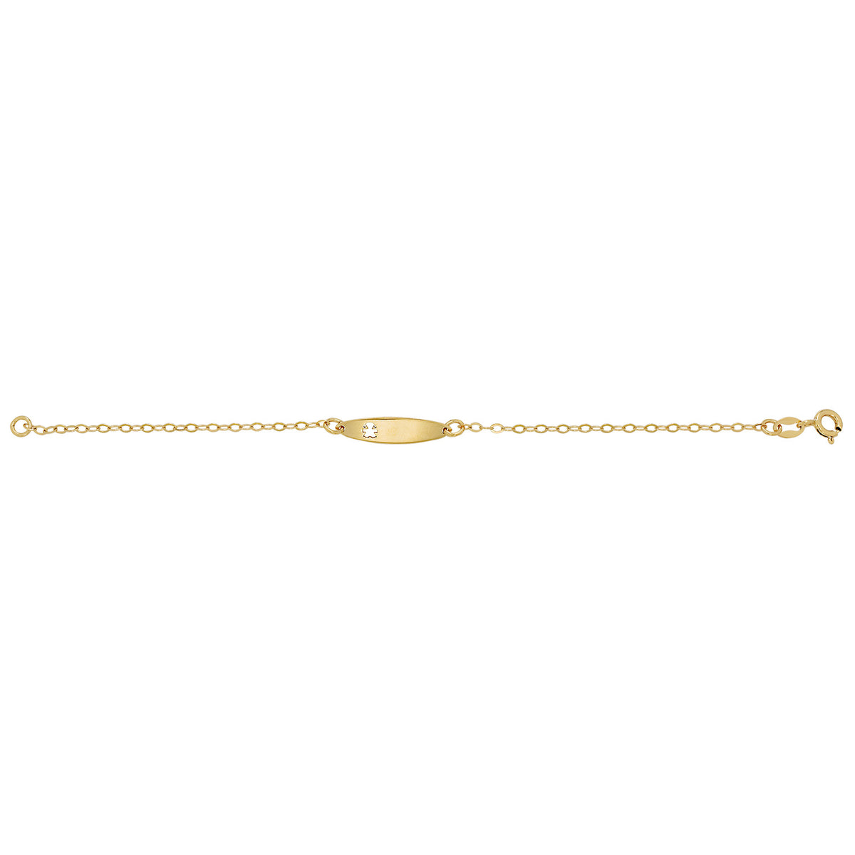 9ct Yellow Gold 5.5" ID Bracelet