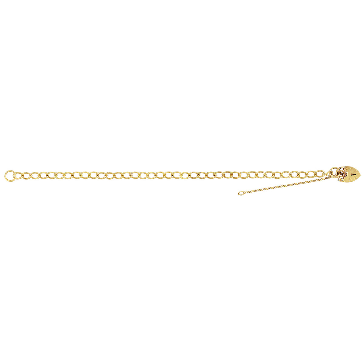9ct Yellow Gold 7" Charm Bracelet