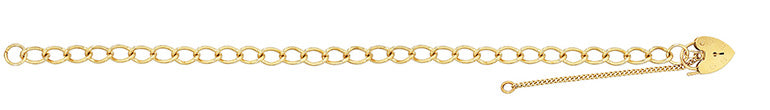 9ct Yellow Gold 7.5" Charm Bracelet
