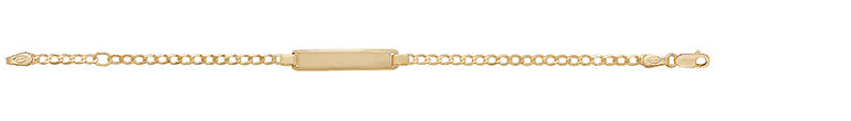 9ct Yellow Gold ID Bracelet