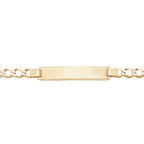 9ct Yellow Gold ID Bracelet