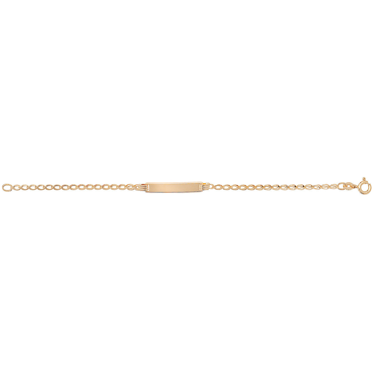 9ct Yellow Gold 6" ID Bracelet