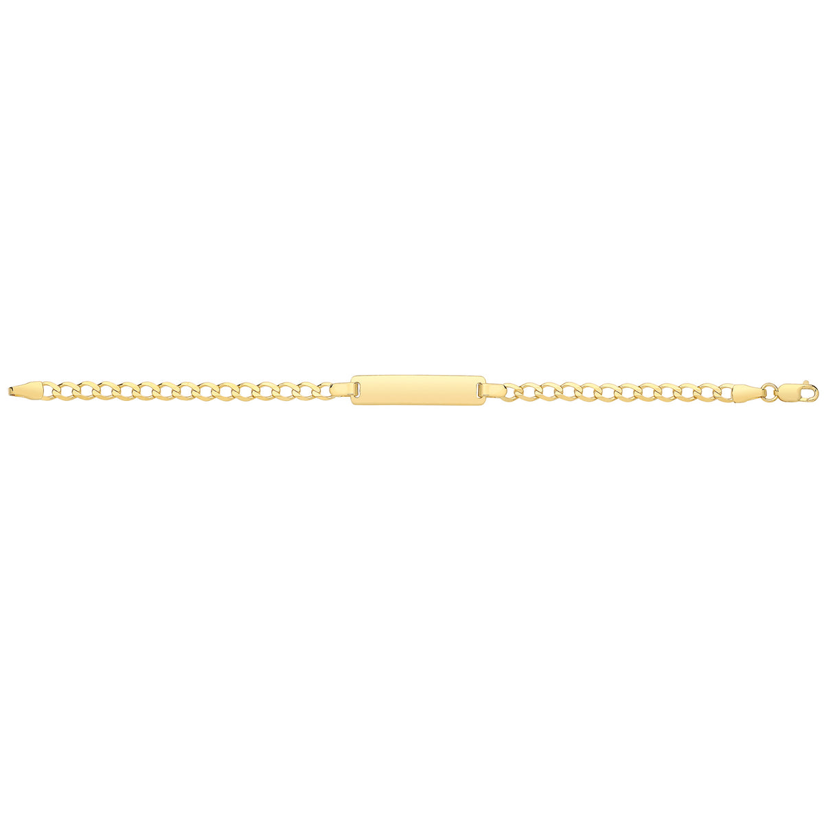 9ct Yellow Gold 6" Curb Bracelet