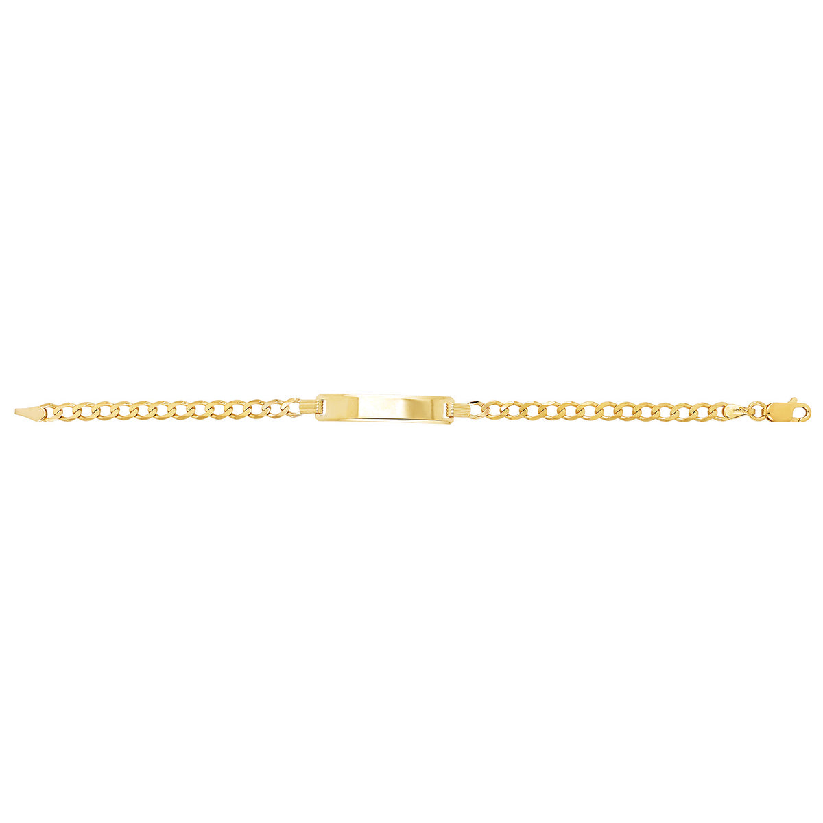 9ct Yellow Gold 6" Curb Bracelet