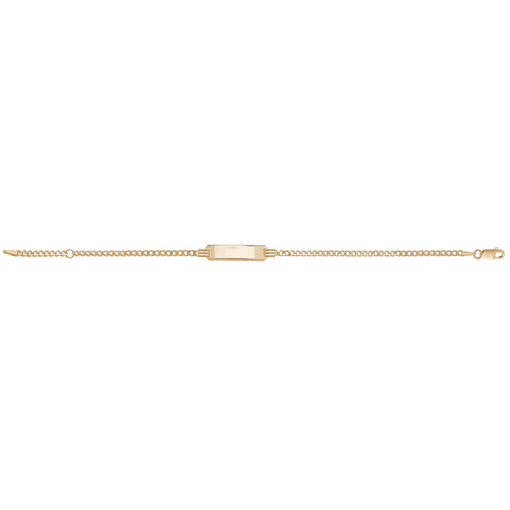 9ct Yellow Gold 6.5" ID Bracelet