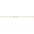 9ct Yellow Gold 6.5" ID Bracelet