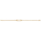 9ct Yellow Gold 6.5" ID Bracelet