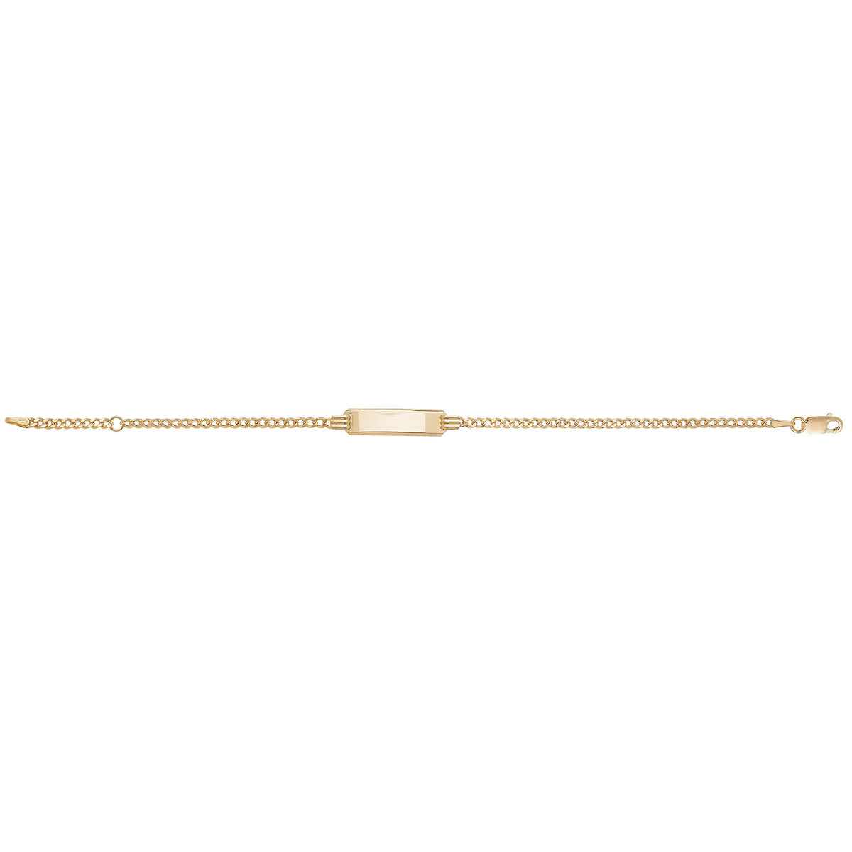 9ct Yellow Gold 6.5" ID Bracelet