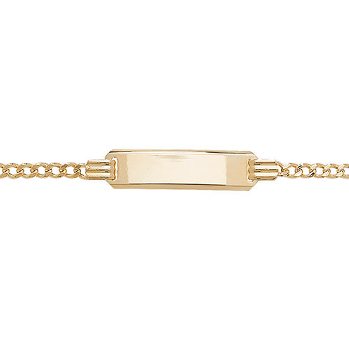9ct Yellow Gold 6.5" ID Bracelet