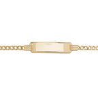 9ct Yellow Gold 6.5" ID Bracelet