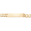 Breichled Adnabod Aur Melyn 9ct 8.5"