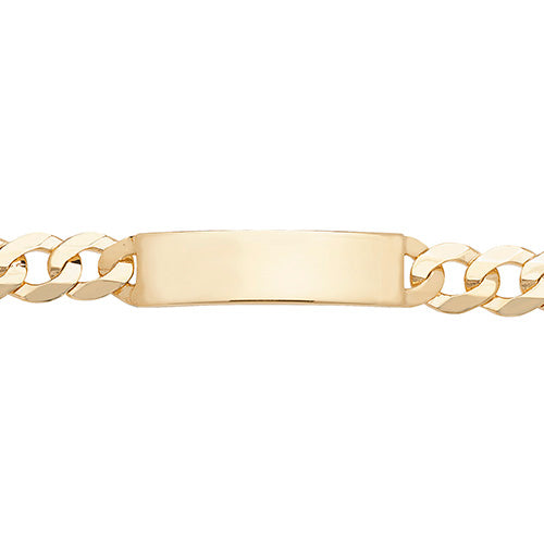 9ct Yellow Gold 8.5" ID Bracelet