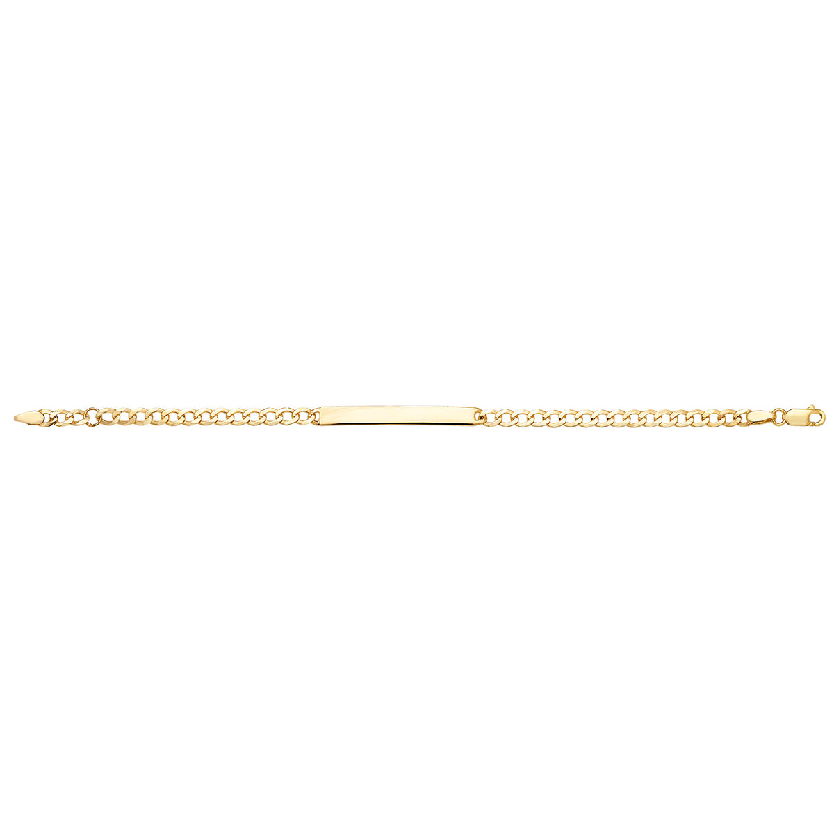 9ct Yellow Gold 6" ID Bracelet