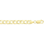 Breichled Aur Melyn 9ct 6"