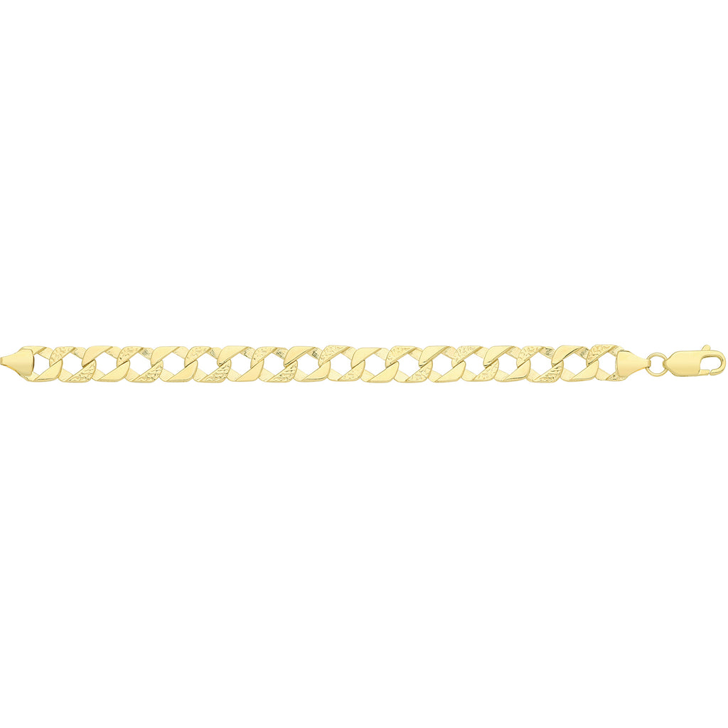 Breichled 5.5" Aur Melyn 9ct