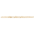 Breichled Aur Melyn 9ct 6"