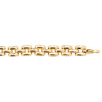 Breichled Aur Melyn 9ct 7.5"