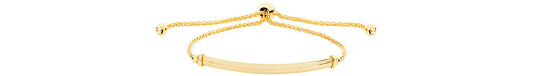 Breichled Aur Melyn 9ct