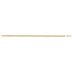 Breichled 9ct Aur Melyn 7.5"
