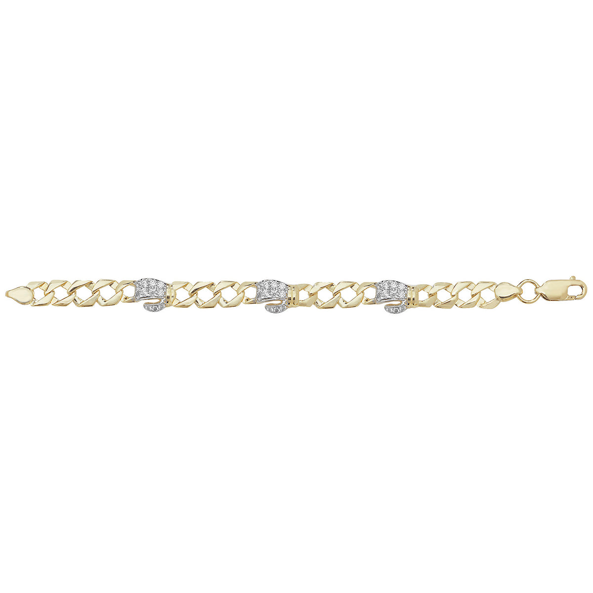 9ct Yellow Gold 6" ID Bracelet