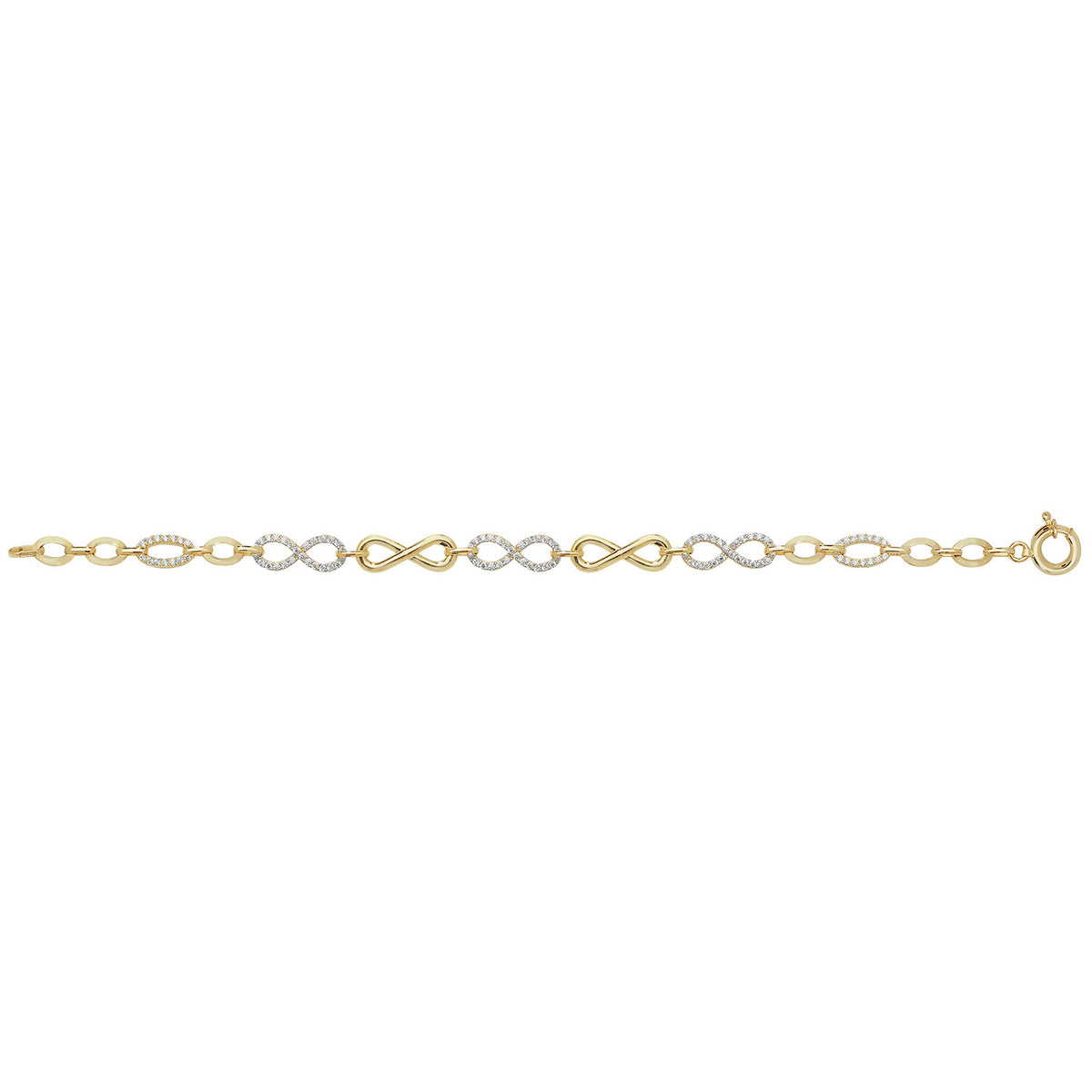 9ct Yellow Gold 7.5" Bracelet